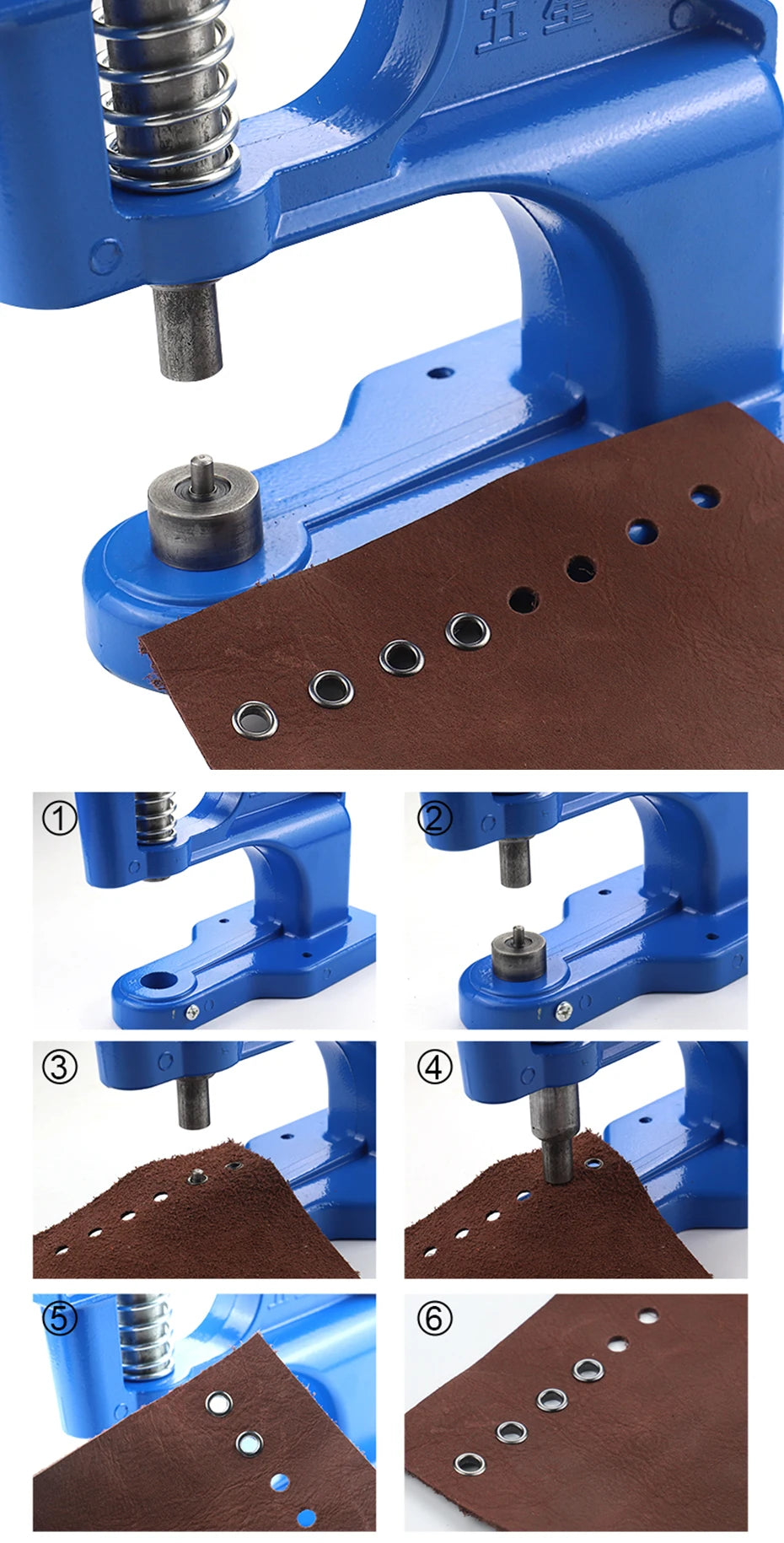 Hand Press, Button Installation Machine Manual Press Grommet Eyelet