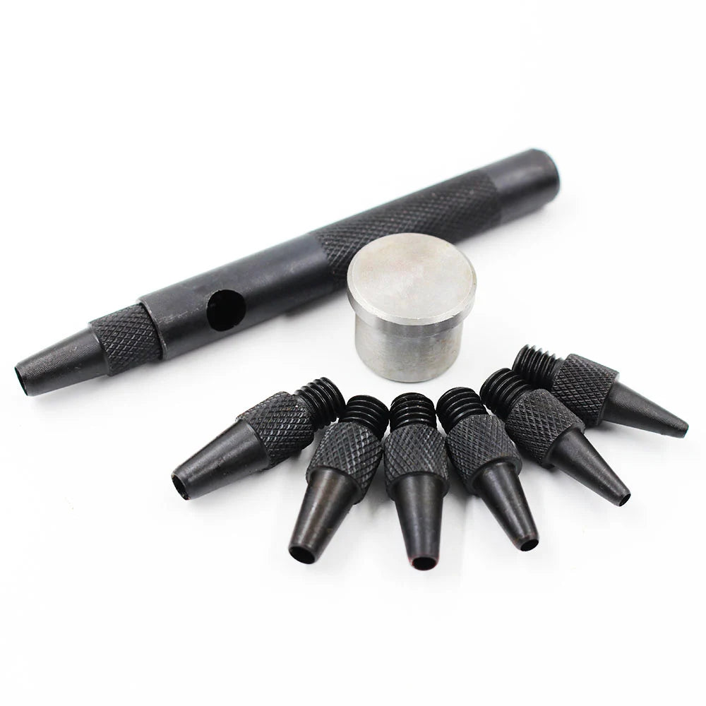 Leather Hole Punch Set, Removable Round Hole Screw, Punch Leather Tools